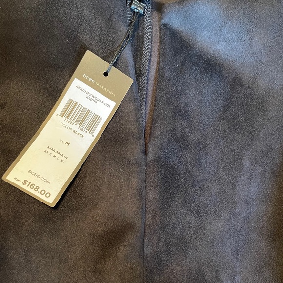 BCBG Maxazria suede-like dress - black - Picture 3 of 3